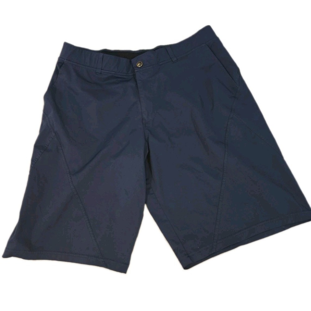 Hylete Shorts Men's Size 38 Navy Blue Gym Performance Crossfit Training Stretch